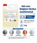 V - 7C Descarbonizante para Ultrasonidos Concentrado 