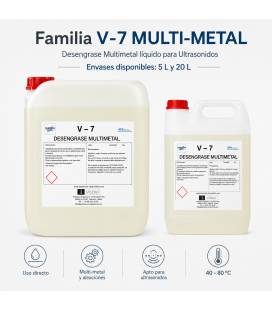 V-7 Desengrasante Multimetal para Ultrasonidos