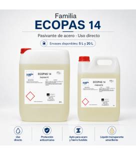 ECOPAS 14 Pasivante Directo para Acero. Protección Anticorrosiva