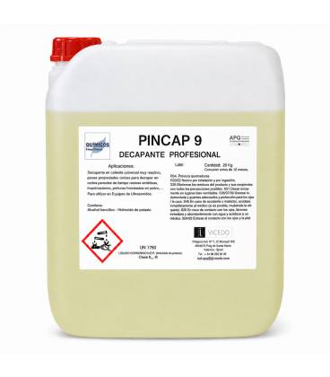 PINCAP 9 Aluminio. Decapante Profesional para Ultrasonidos