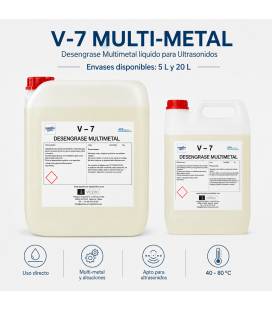 V-7 Desengrasante Multimetal para Ultrasonidos