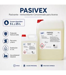 PASIVEX Antioxidante Pasivante concentrado para Acero y Hierro 